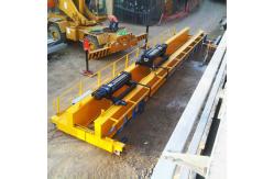 China 16t+16t Magnetic Hanging beam Multiple lifting points Double Trolley EOT Crane supplier