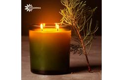 China ODM Aromatherapy Aroma Scented Candle Lemon Round Shape Custom supplier