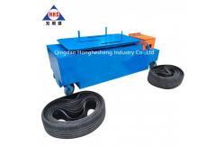 China Space Saving Waste Tire Packing Machine for Transport Doubling Tripling supplier
