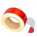 Reflector Sticker Red Reflective Safety Warning Tape Customized Reflectance Truck Vehicle Conspicuity Adhesive Reflective Tape for sale