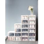 Acrylic Plastic Shoe Box Organizer Shoe Boxes Clear Plastic Stackable for sale