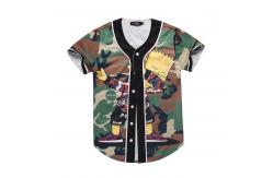 China Cartoon Simpsons Cotton Polyester Custom Anime T Shirts supplier