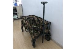 China Outdoor Folding Wagon Trolley 600D Collapsible Utility Cart With Wheels supplier