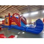 Children Inflatable Bounce House And Slide Customized With Pool Stopper