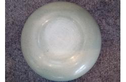 China Green Solid Sandstone Bowl Inside Outside Both Polished Diameter 20cm Height 7cm supplier