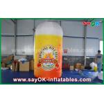210D Oxford Cloth Custom Inflatable Products Inflatable Beer Bottle With Logo Print for sale