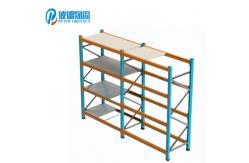 China Steel Heavy Duty Rack System , Warehouse Stackable Storage Shelves supplier