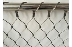 China High Strength Inox Cable Mesh Netting Ferruled Style For Railing Guiding supplier