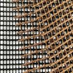 6*6mm Coated With  Mesh Conveyor Belt For Pet Food Drying Machine for sale
