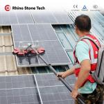 Solar Panel Washer Electric Rotary Brush Photovoltaic Pollution Eliminate Solution PV Best Cleaner for sale