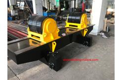 China 160T Welding Conventional Pipe Rollers Rotator With PU With Bolt Adjustment supplier