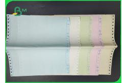 China Eco - Friendly 48g 55g 80g Printed Carbonless Paper Jumbo Roll For Office supplier