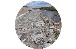 China Low Iron Wire Mesh 2x1x1 Hexagonal Gabion Stone Hot Galvanized supplier