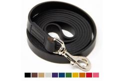 China Water Resistant Heavy Duty Leather Dog Leads Handmade Full Grain 14 Inches Long supplier