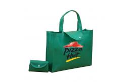 China Reusable Non Woven Foldable Shopping Bag Custom Printing For Grocery supplier
