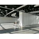 Movable Aluminium Door Track Acoustic Folding Room Dividers / Sliding Partition Wall for sale