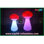 Air Blown Inflatable Orange Lighting Event Inflatable Mushroom for sale