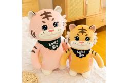 China OEM Compact Sewing Plush Fabric Stuffed Tiger Toy supplier