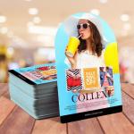 Shopping Market Advertisement Pamphlet Printing Flyers Printing Service for sale
