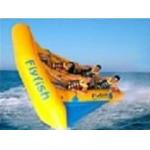 Exciting Inflatable Flying Fish Boat for Entertainment , Easy To Set Up for sale