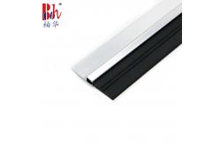 China Screw Fixed 43mm Height Door Bottom Seal Strip With PVC Rubber supplier