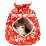 Warm Cat Litter Cat Sleeping Bed With Shoulder Strap 580g for sale
