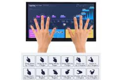 China Portable IPS Capacitive Touchscreen LCD 4K PCAP Smart Board Flat Panel supplier