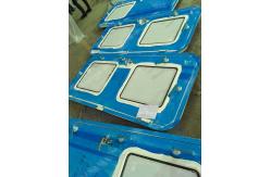 China Tugboat Single Leaf Aluminum Marine Weathertight Door With LR Approval supplier