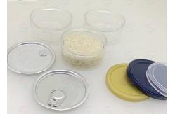 China 50ml Round Shape Pet Weed Clear Pet Jars / Small Packaging Pans supplier