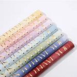Korean Gifts Wrap Paper 58*58cm Waterproof Florist Wrapping for Colorful Bouquets for sale