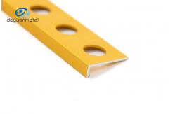China ASTM Approved Aluminium L Profiles Edge Trim 4mm Depth supplier