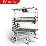 Round Section Movable Workbench For Lean Products and Work Table for sale