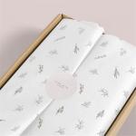 Eco Friendly 50*75cm Custom Logo Printed Tissue Paper For Packing Clothes