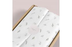 China Eco Friendly 50*75cm Custom Logo Printed Tissue Paper For Packing Clothes supplier