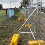 Hot Galvanized Mesh Fence Panels Mobile Outdoor Temporary Construction for sale