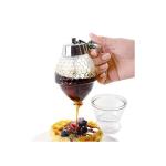 Drip free honey dispenser transparent acrylic 200ml honeypot muffin companion for sale