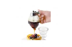 China Drip free honey dispenser transparent acrylic 200ml honeypot muffin companion supplier