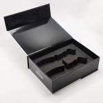 Book Shaped Rigid Paper Box Packaging Magnetic Gift Boxes With EVA Foam Insert