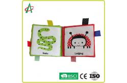 China 23cm 3D Soft Activity Book , EN71 Cloth Books For Babies supplier