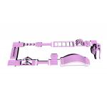Sport Parks Inflatable Water Obstacles Pink 10m With Fun Challange for sale