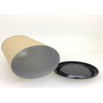 Anti - Rust Paper Tube Packaging With Metal Lid / Tea Tin Paper Cylinder Containers