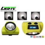 385LUM 20000lux 5V 2A IP68 Rechargeable Mining Cap Lamp for sale