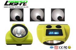 China 385LUM 20000lux 5V 2A IP68 Rechargeable Mining Cap Lamp supplier