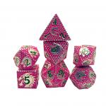 Folk -Scales Metal Dice Multi -Noodle Board Game Set#Dnd#Rpg#Coc for sale