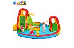 China Children Pool 1000D Inflatable Slip And Slide supplier