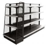 5 Layers Hardware Display Rack Supermarket Single Side Gondola for sale