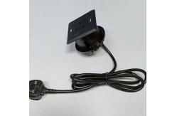 China USB Creative Conference Table Socket , Small British Standard Power Socket supplier