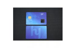 China OTP Binding Embedded Fingerprint Credit Card 1.0mm Two Way Authentication supplier