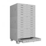15 Drawer Odm 0.096cbm Locking Lateral File Cabinet For Office School Home for sale