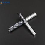 1/2 In Right Hand Square End Cutter With TiAlN Coating